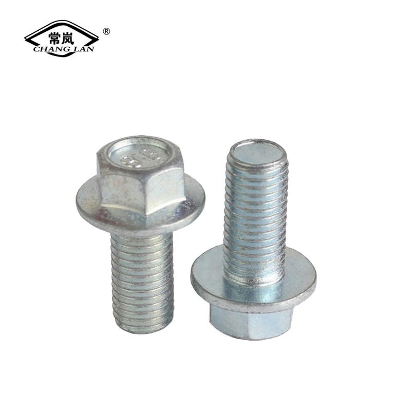 Factory price gr5 din 6921 titanium M6 M9 M4 m8 m10 flange bolt