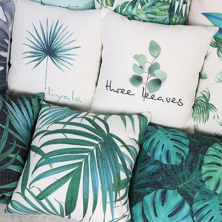 Simple pillow light luxury living room sofa high-end leather pillowcase custom Nordic modern cushion