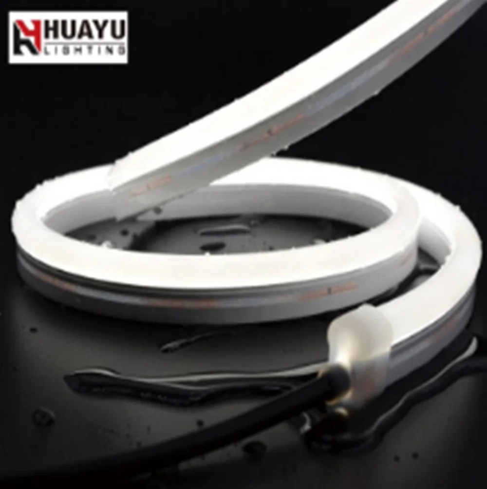 Silicon LED Neonflex 1022 anti-UV IP67 24V Outdoor Waterproof Building Rounded LED Light Strip IP67 Bridge Park Guardrail