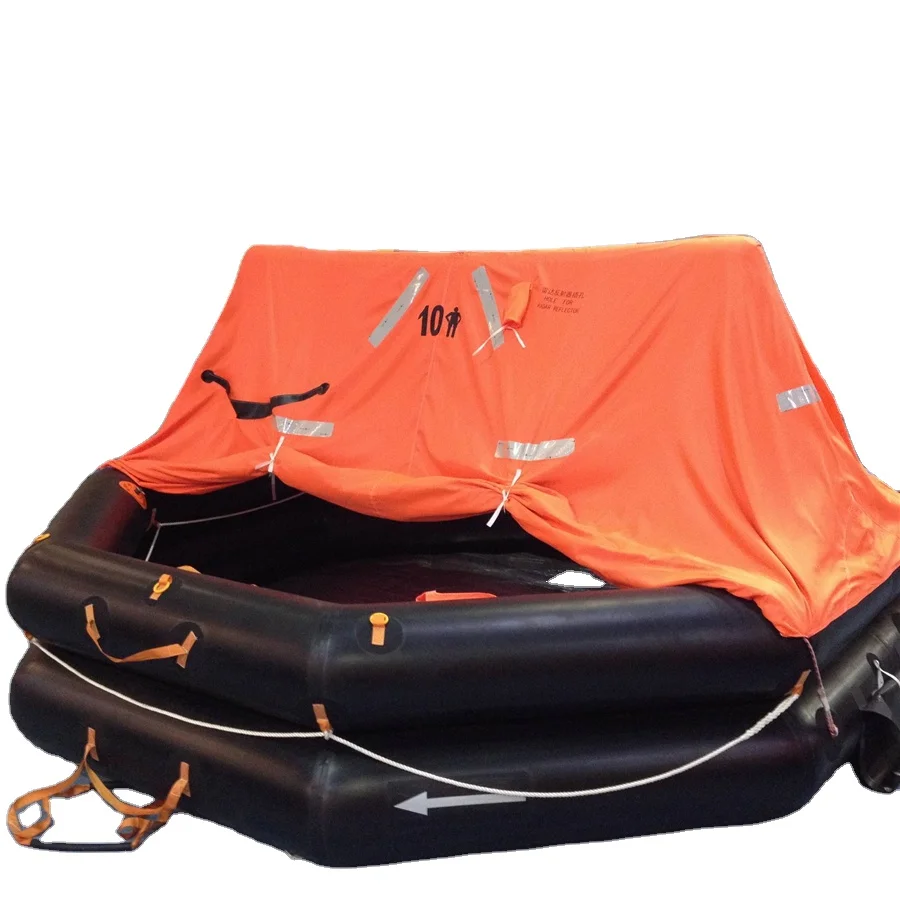 SOLAS морской спасательный плот Самонадувающийся Liferaft для 4 ~ 150