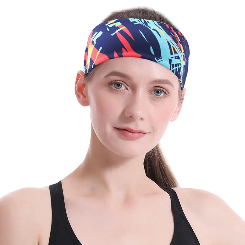 manufacturer winter men women girls karate tennis wide workout bandana hair sweatband headband with logo