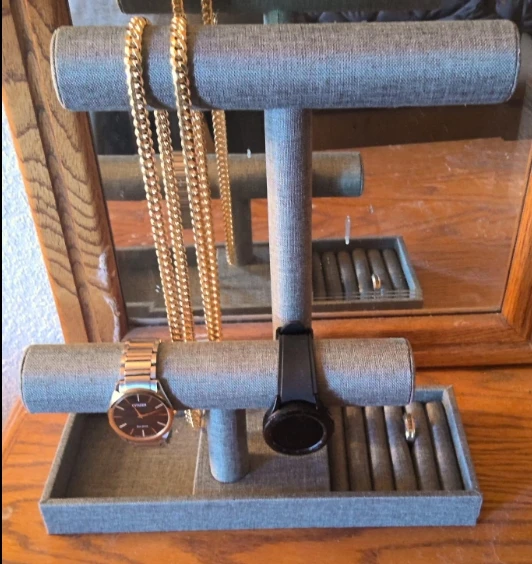 Stand jewelry metal jewelry display bracelet custom necklace & watch display for jewelry counter