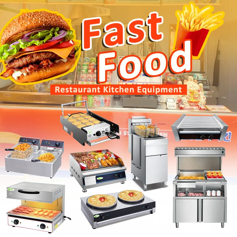 Kitchen KFC Food Display Equipment Free Standing Chips Dump Warming Station Heated Cabinet French Fries vending machine Sanck