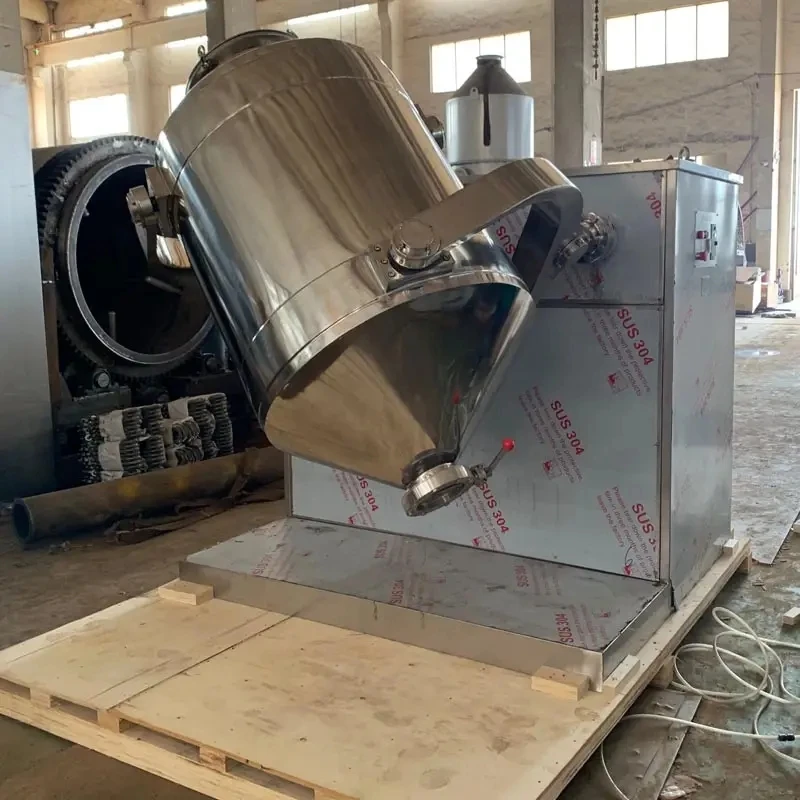 Automatic Chemical 3d mixing machine 3d powder mixer lab dry powder blender tumbler three-dimensional mixer