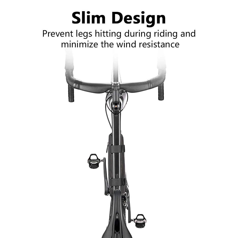 ASRQGOAL 8L Large Capacity OEM Bike Frame Bag Bicycle Front Top Tube Nylon Full Waterproof Triangle Pouch Bicycle Bags & Boxes