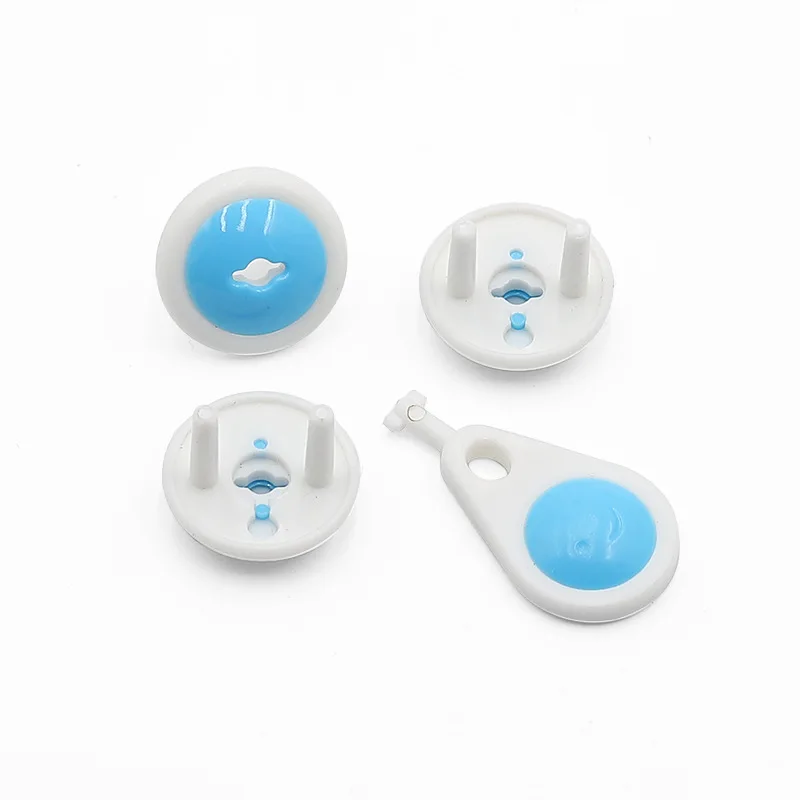 Eu Socket Cover Baby Safety Protection Plastic Plug Cover 6+1 Set Safety Socket Cover