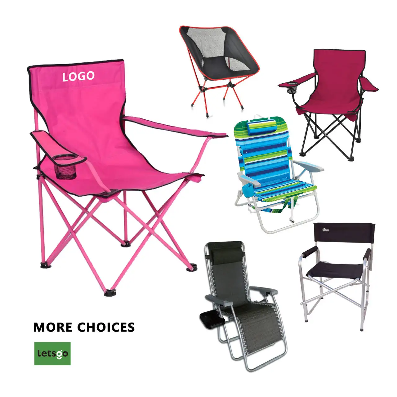 Customized Luxury Rest Folding Bed Foldable Outdoor Leisure Lounge Chair Garden Installation-Free Beach Chair