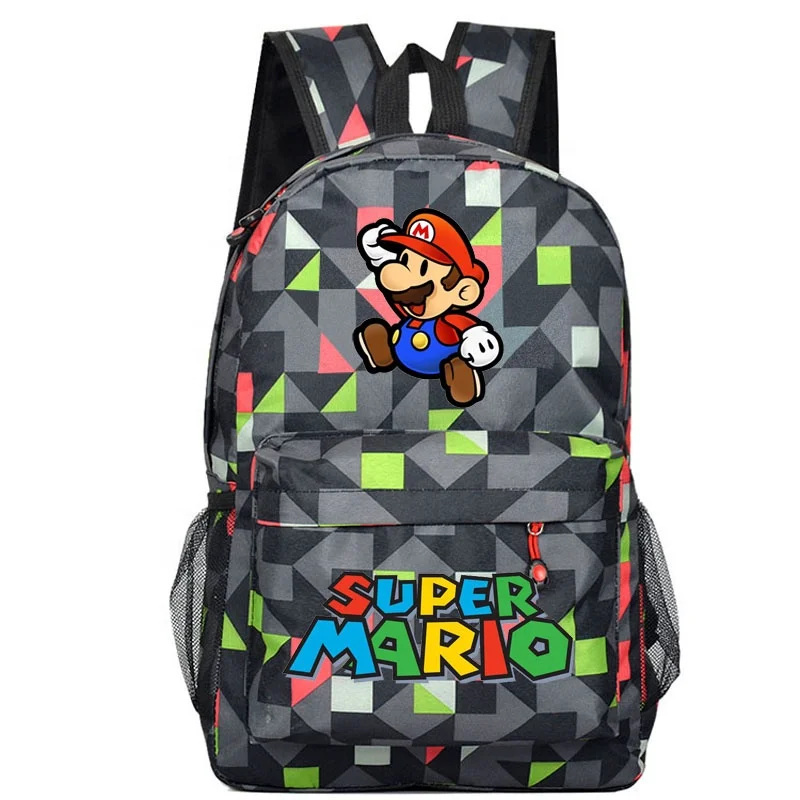 Wholesale back to school students boys fashion super mario backpack escuela game super mario mochila bolsa