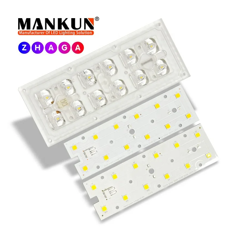 zhaga module 50w led light pcb board design pcb smd led with lens for street light