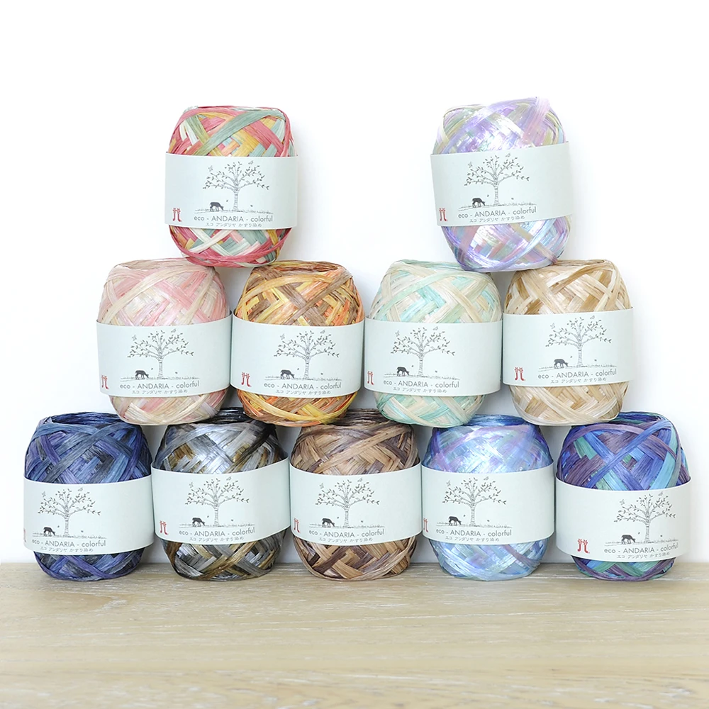 
Japanese Beautiful Gloss Raffia Rayon Viscose Yarn For Wholesale 