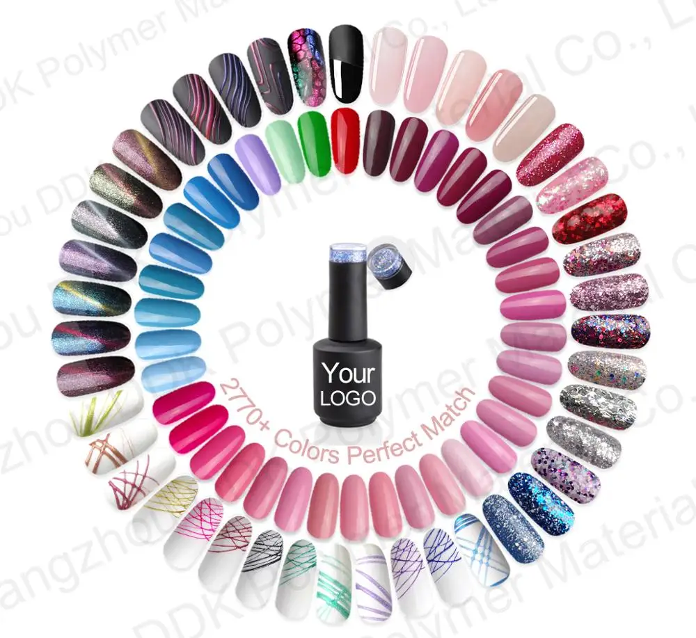 China manufacture private label nail uv matte top coat black gel polish