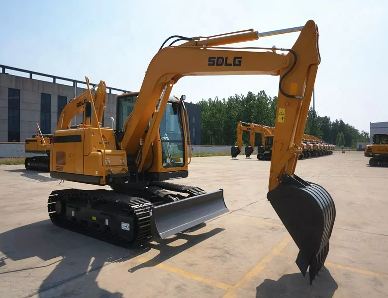 China sdlg 8 ton hydraulic excavator E680F