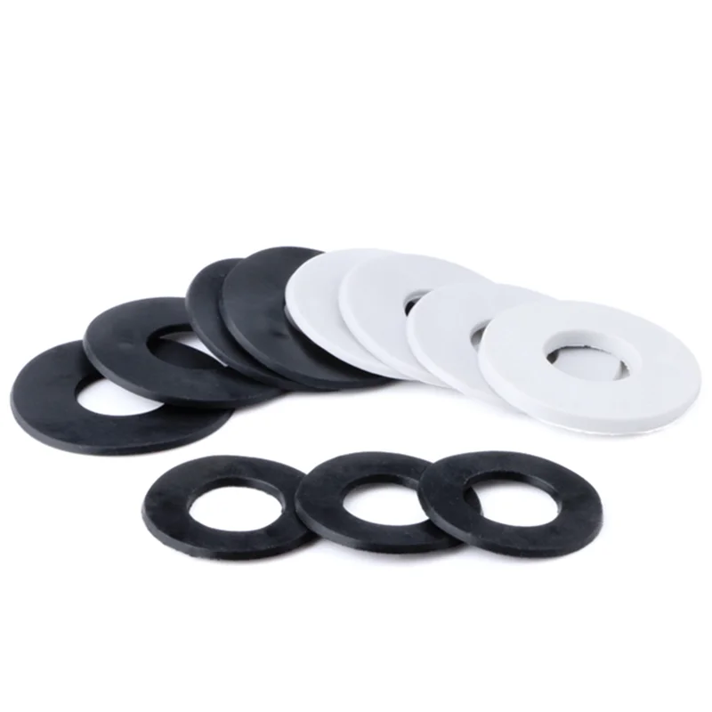 Teflonning Ptfe Ring Plastic Rings Seal Flange Gasket Universal Flat Washer Plastic Gasket O-ring Nylon Insulating Seal