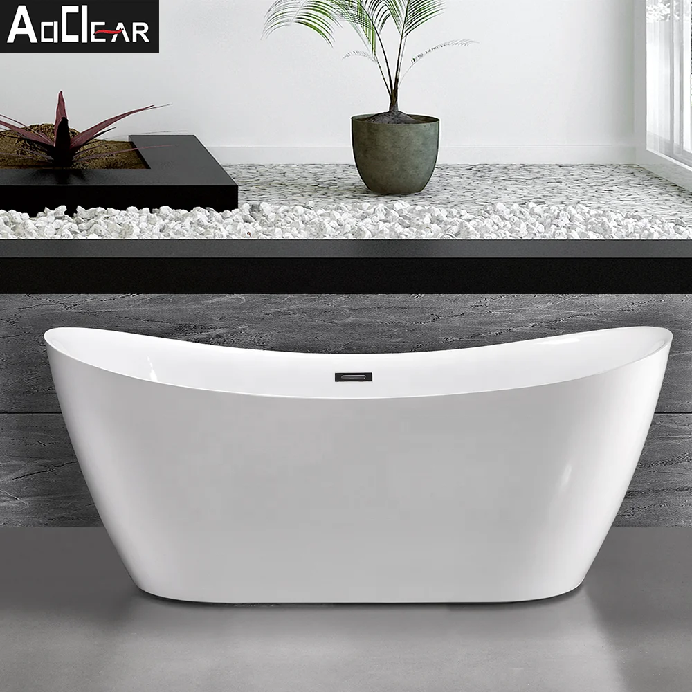 2024 66 59 inch freestanding bathtub in wet bath room