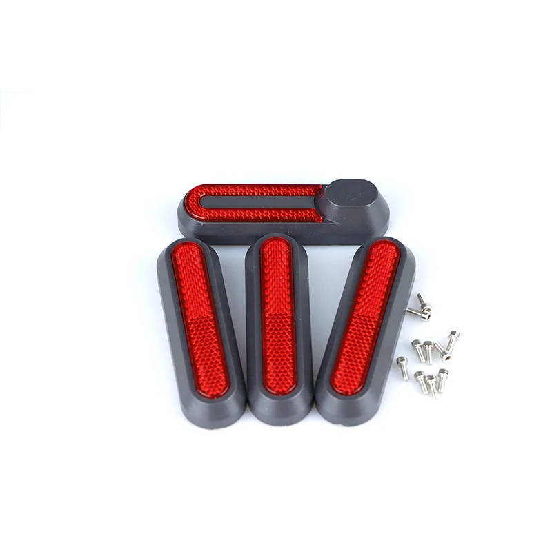Electric Scooter Parts Shining Sticker 4 Pieces Decorative Shell Reflective Strip For M365 1s