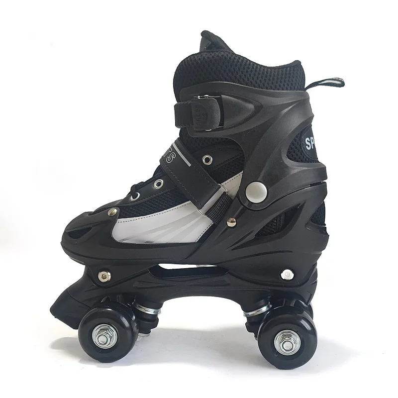 Children Double Row Outdoor Kids Skates Shoes For Kids Adjustable 4 Roller Skate
