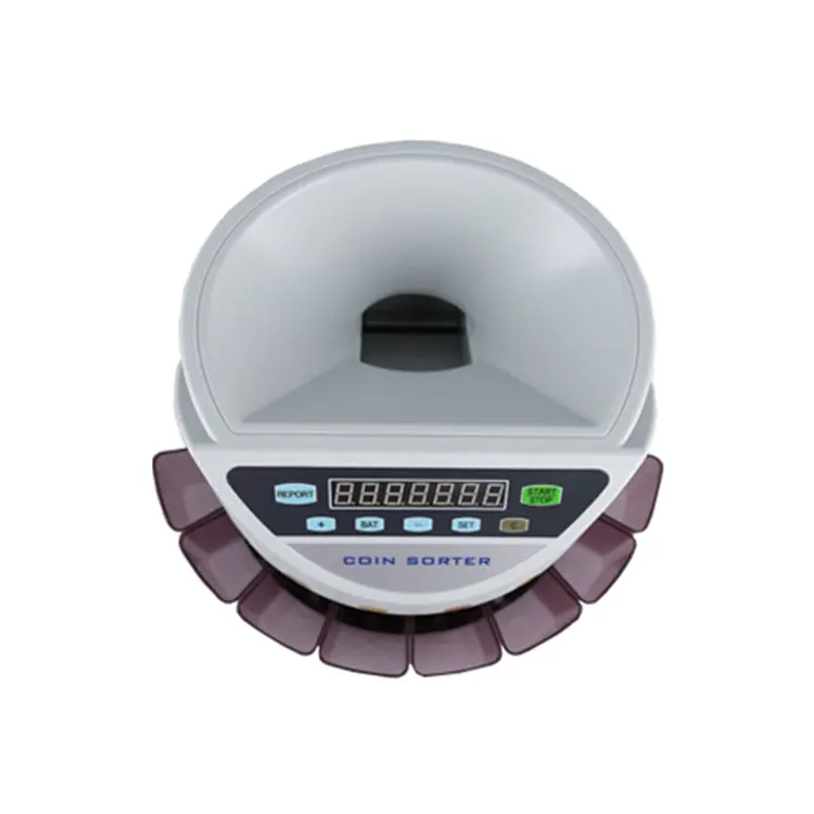 CS-5501-2 Multi Coin Sorter Portable coin counter machine Money Precise coin counting vending machine