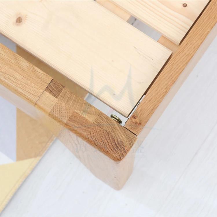 Quality wooden bed modern simple furniture villa boarding hotel house