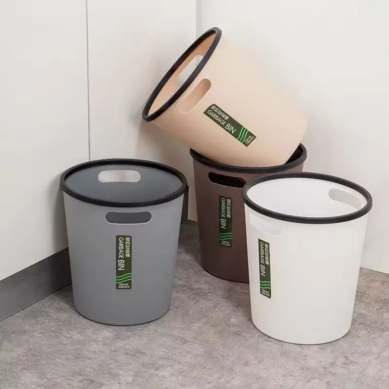 Home Restaurant Hotel Plaza Garden Bathroom Outdoor Indoor Plastic Garbage Trash Can Waste Bins Dustbin