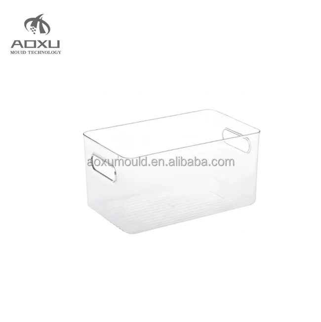 Kitchen Vegetable Food Drawer Stackable Refrigerator Storage Box Mould Transparent Plastic Fridge Mold