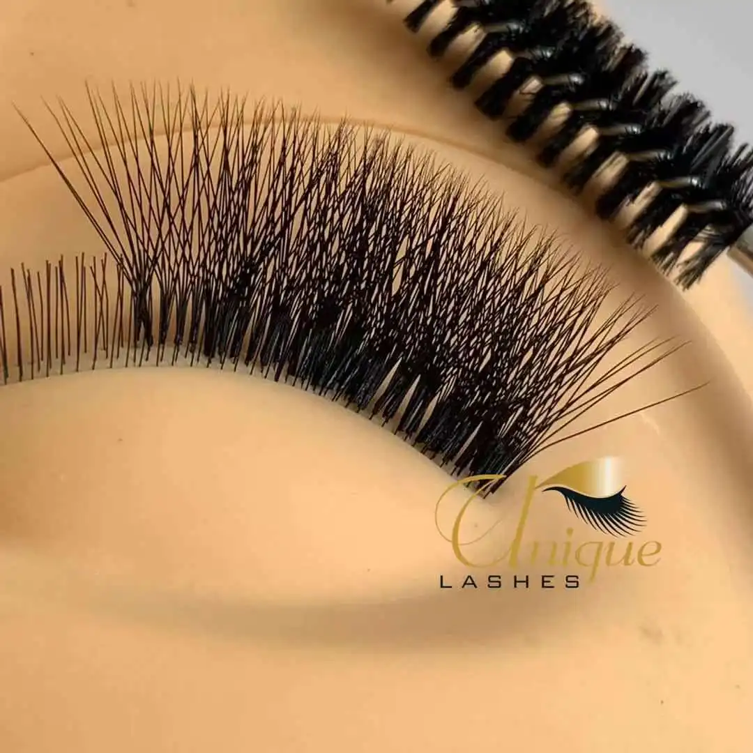 Private Label eyelashes easy fan lash extensions cashmere eyelash extensions L M curl  volume  eyelash extension