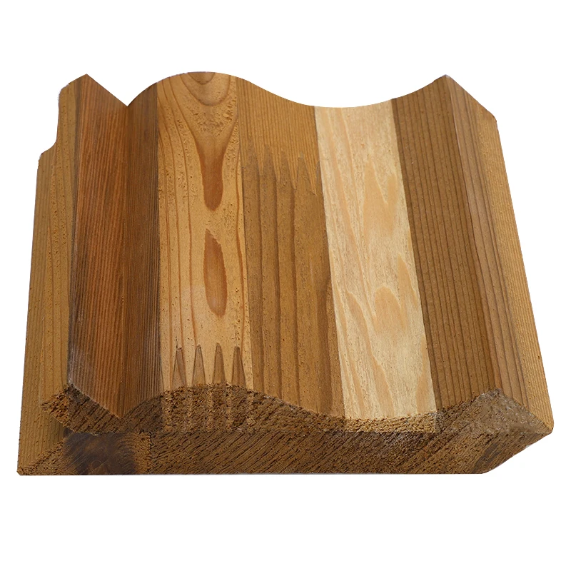 Wooden Moulding Upscale Red Ceder Crown Moulding for Ceiling Decoration