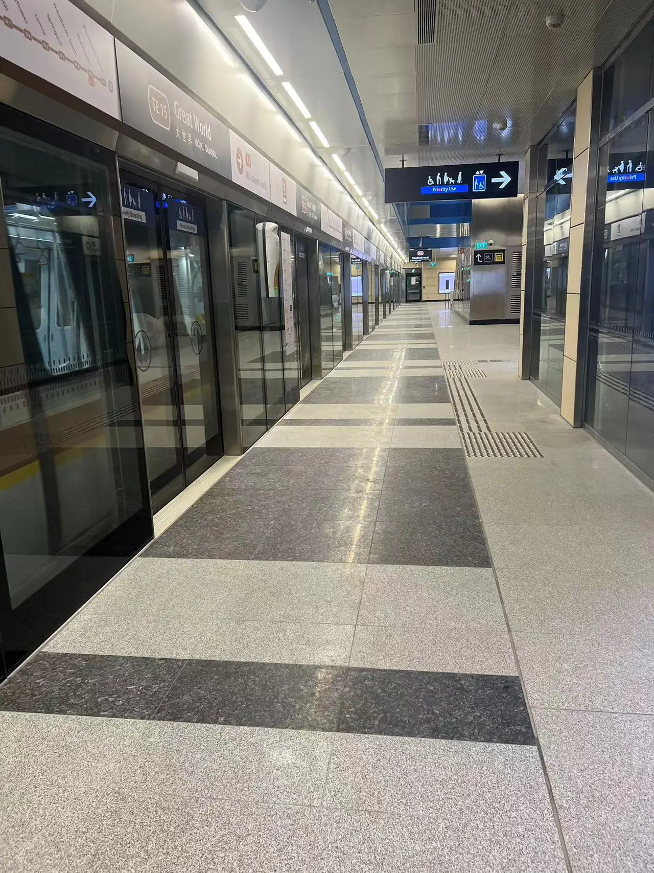 granite G603 silver pearl black basalt project in singapore MRT
