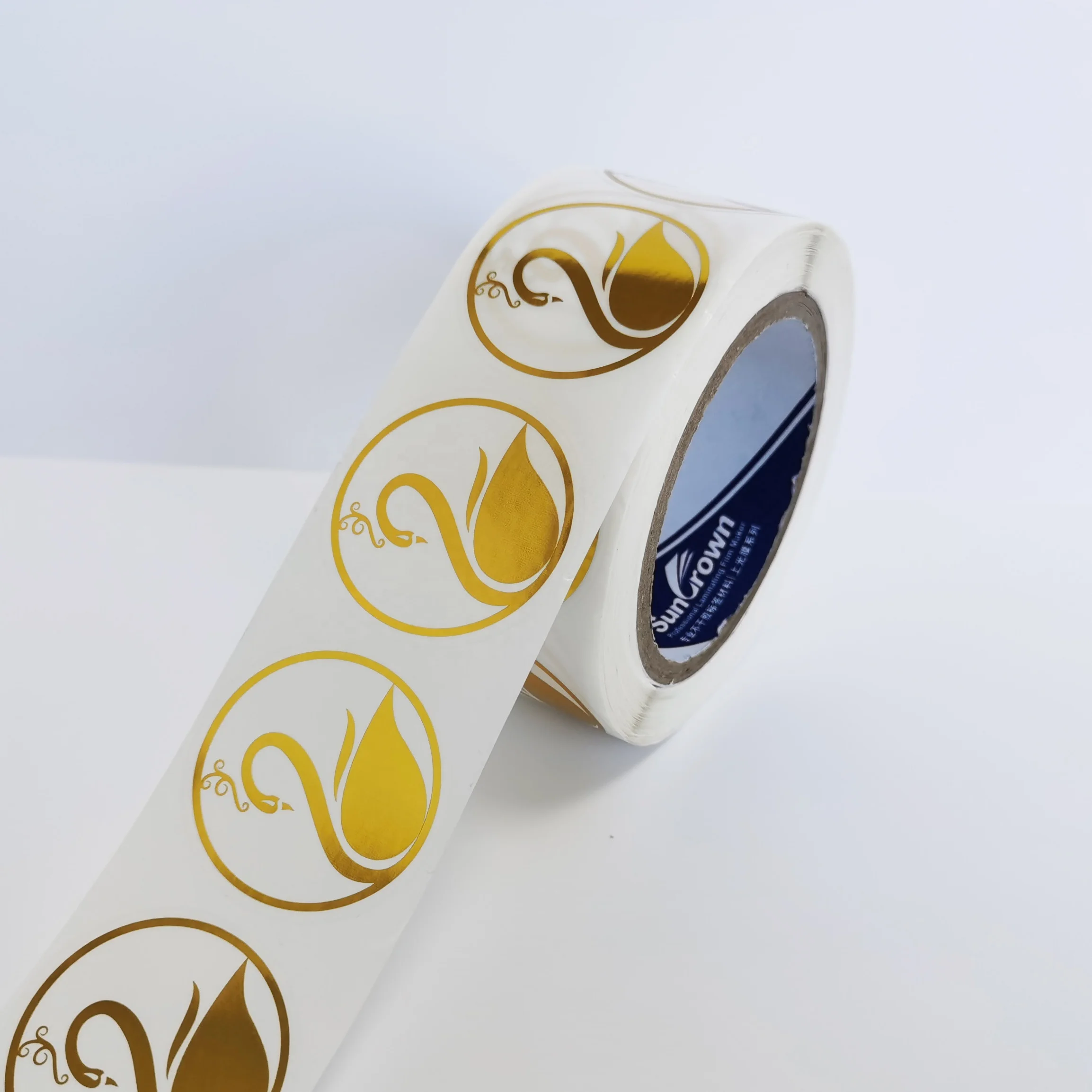 Brand New Crystal Code Logo Self Adhesive Vinyl Kiss Sheet Window Stickers Custom Waterproof Die Cut Sticker