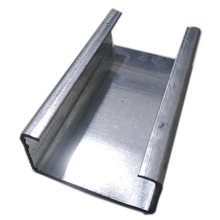 c section galvanized steel purlin weight q235 galvanized steel c profile
