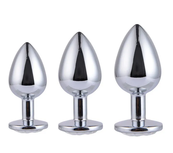 Металлическая Анальная пробка унисекс, изысканные сексуальные Анальные игрушки, ювелирные изделия из нержавеющей стали с кристаллами, Анальная пробка для взрослых пар