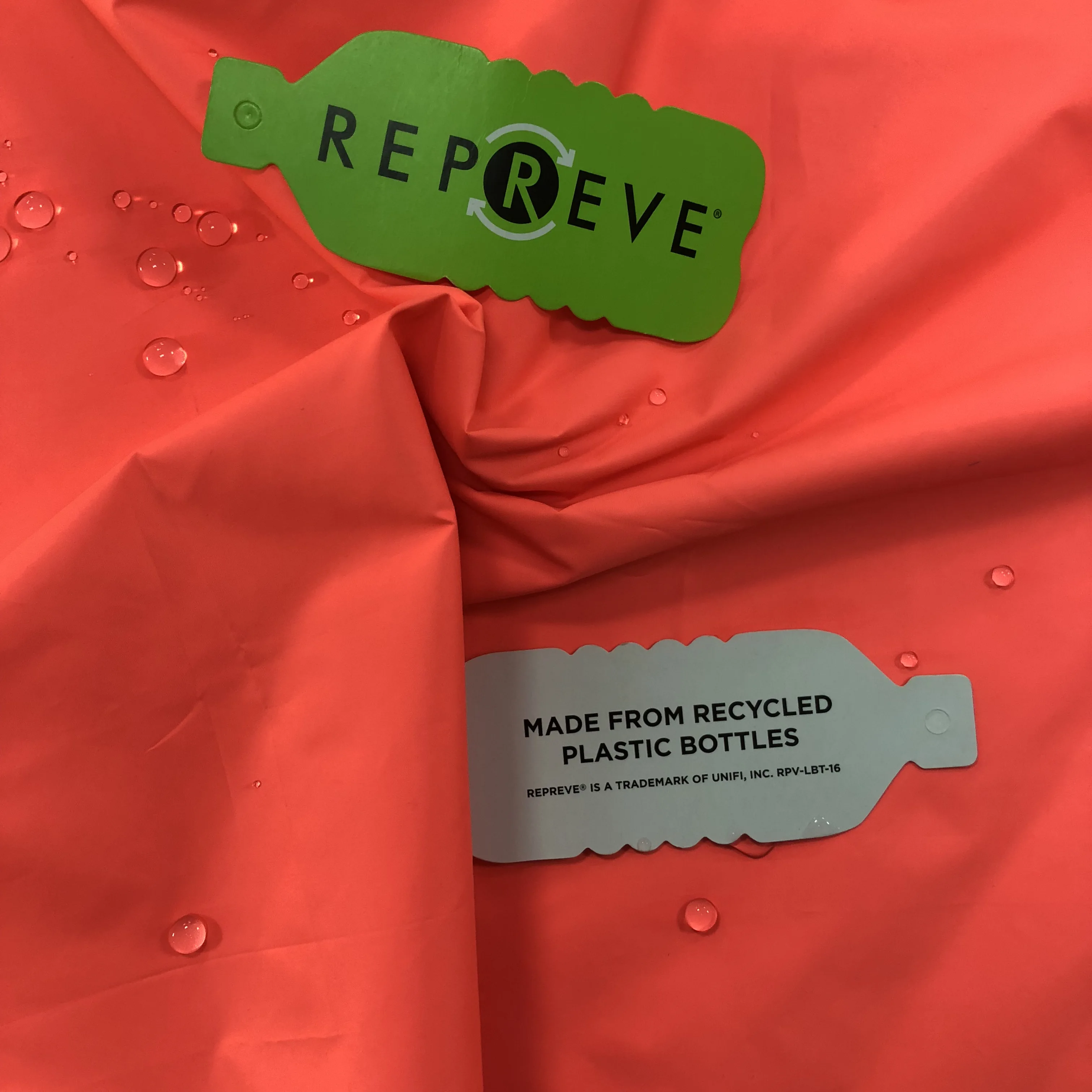 Eco-friendly recycle polyester RPET plastic bottle taffeta fabric