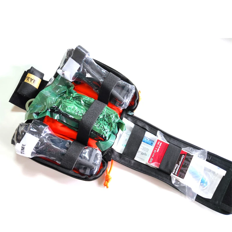 Military medical equipment Quality Small Individual First aid kit Tactical medical Pouch IFAK