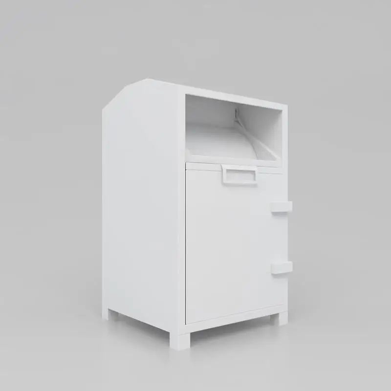 Заводская низкая цена заказной большой размер коробка для пожертвований для одежды стальной коллекторный банк металлическая корзина для пожертвований