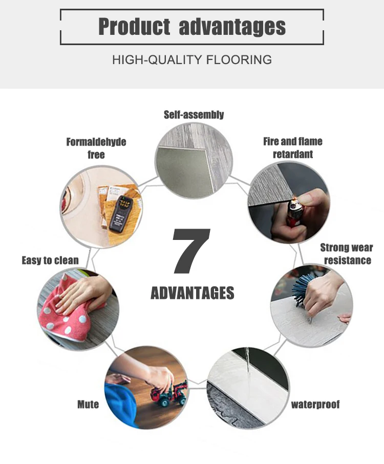 PVC Sheet Flooring self-adhesive waterproof vinyl flooring
