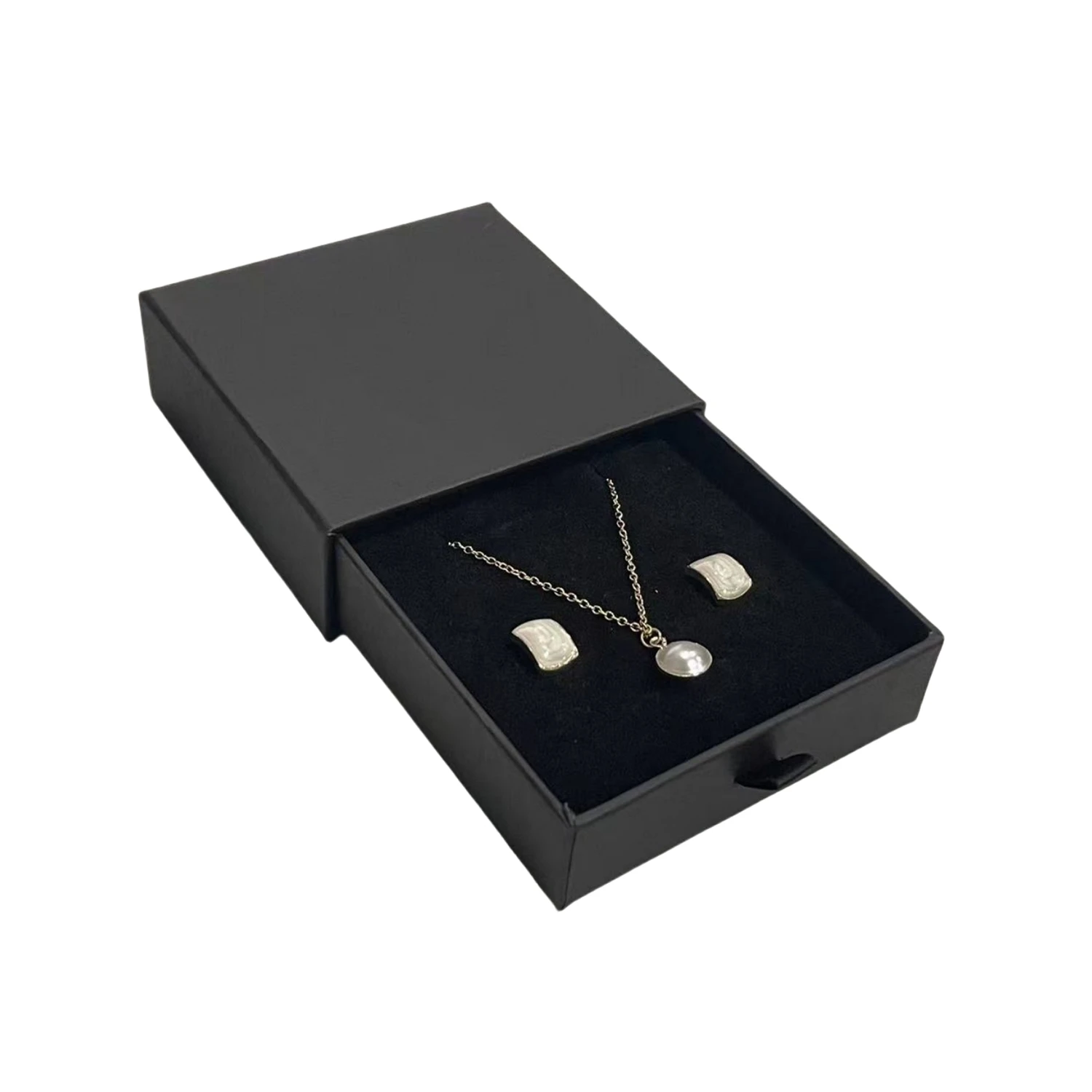 Jewelry Box Logo Printing Machine  Black Jewelry Packaging- Personalized for Every Occasion Jewelry Boxes For Press On Nails