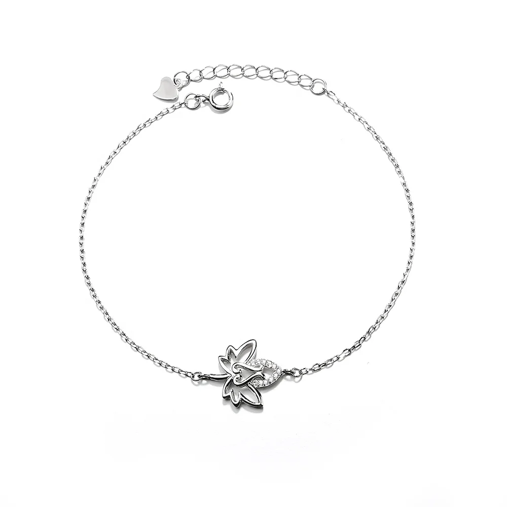 Unique 925 Sterling Silver Bangle Animal Owl Bracelets