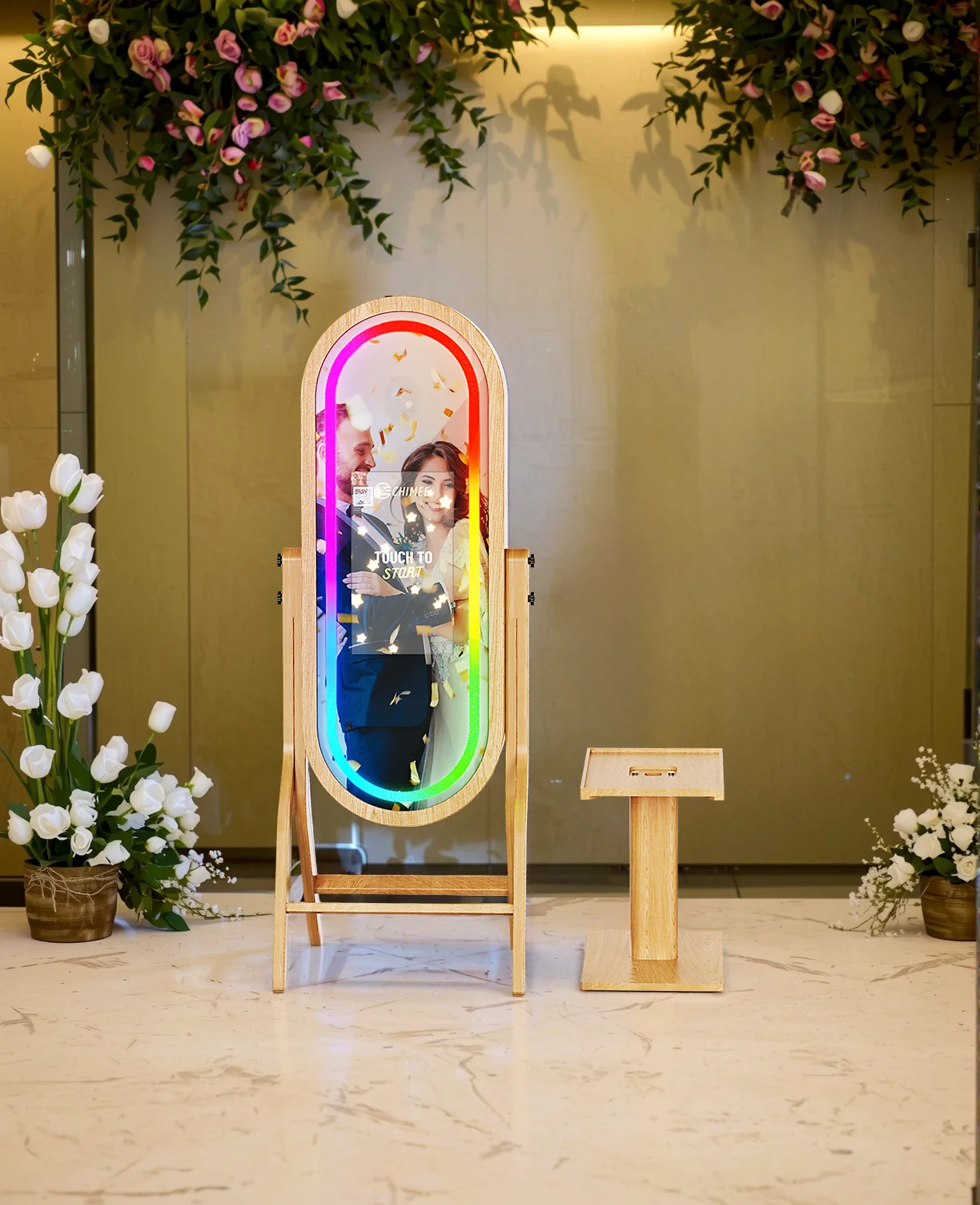 New Best Choice Quality Big Touchscreen Mirror  Photo Booth Automatic Magic Mirror Photo Booth Events Mirror Photo Booth