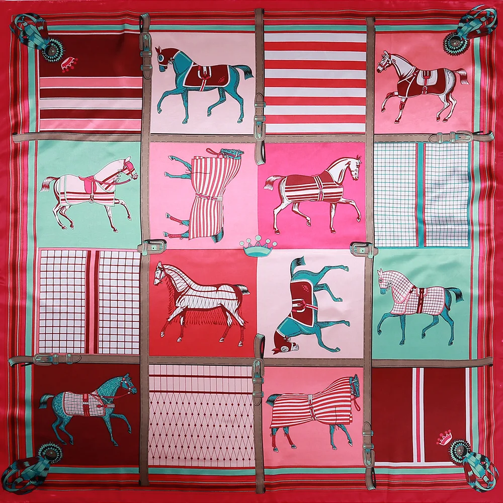 2020 90*90cm high quality Satin hijab big size shawls for muslim lady scarves hairscarf