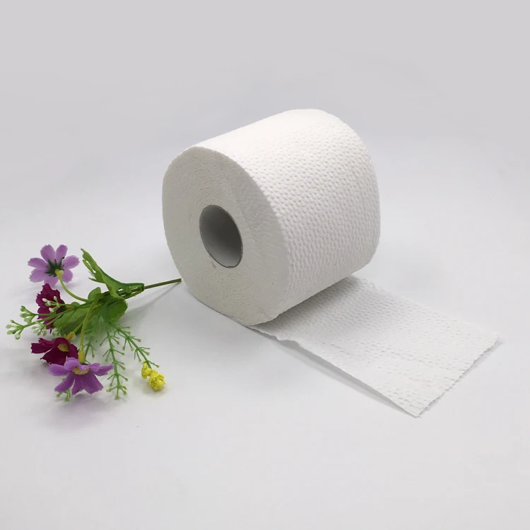 Оптовая продажа оптом тиснением целлюлозы Oem пользовательские туалетной бумаги рулон ткани для отеля