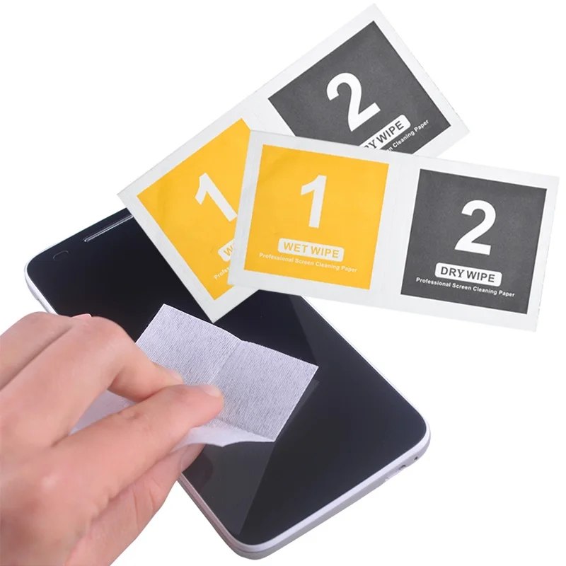 Очистка мобильного телефона mini Pocket индивидуальная упаковка гигиенические влажные и сухие салфетки