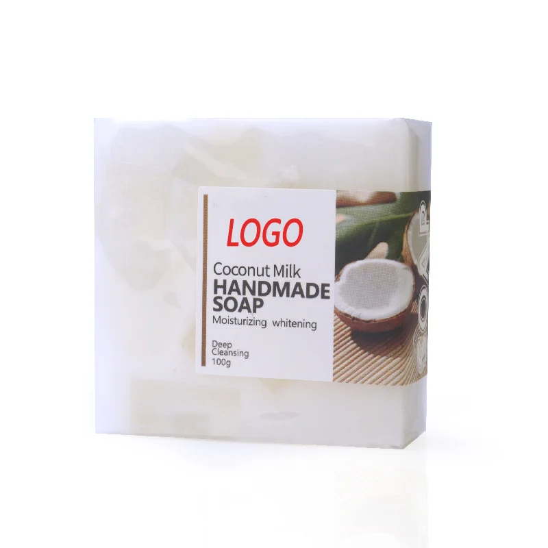 Private Label Moisturizing Coconut Oil Face & Body Bar Soap