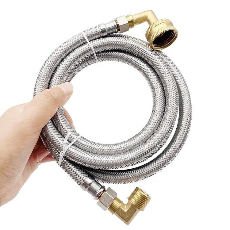 best selling 6 foot stainless steel dishwashing hose for dishwasher with cupc certification