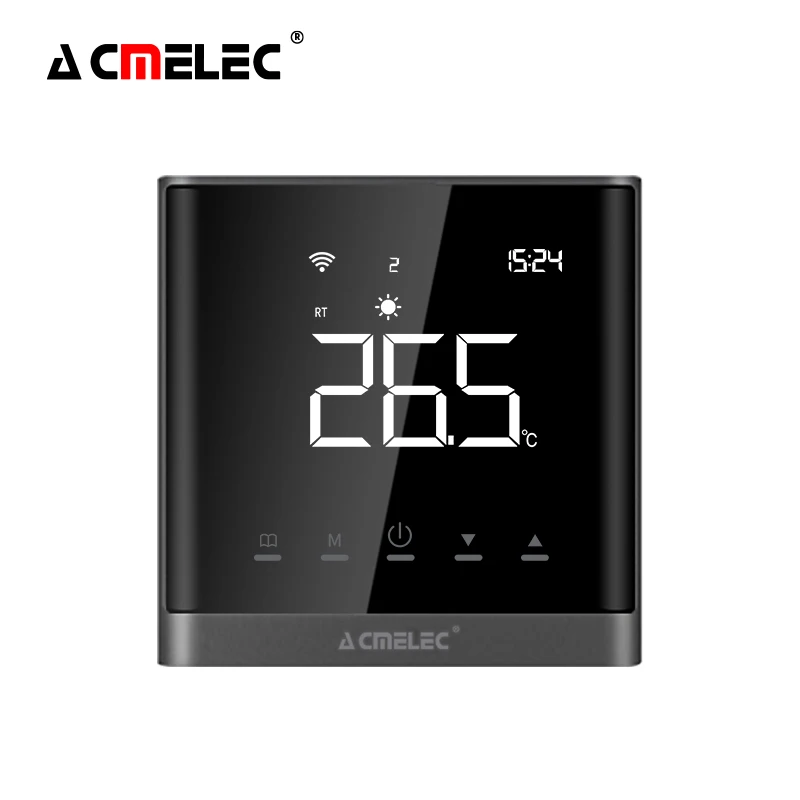 Factory price Popular SMART wireless WIFI room thermostat for floor heating thermostat with IOS/Android control