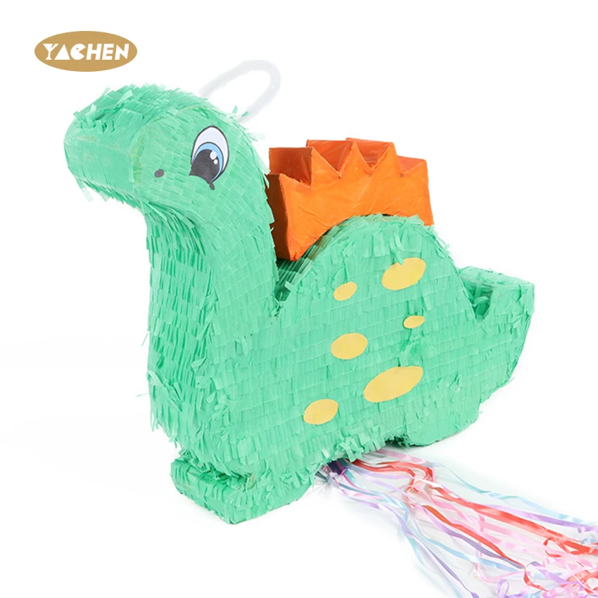 Лидер продаж, красивые звуковой сигнал уникального дизайна с принтом динозавра бумаги пиньята для детского праздника, игры