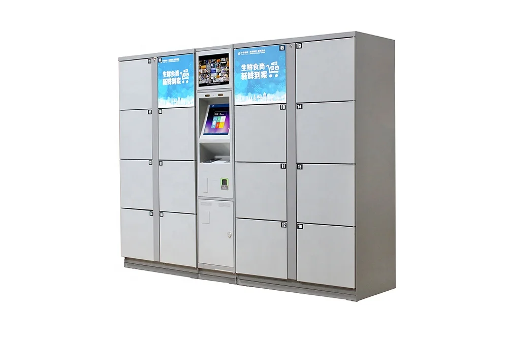 CE Self Pickup Locker System Smart Refrigerated Locker For Storage Fresh Food