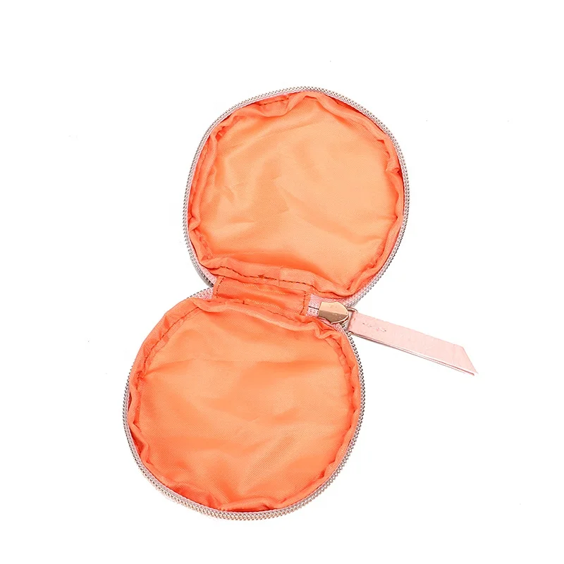 Factory custom pink wallet  daily life  storage bag  round shape  durable coin  purse Tyvek  paper  waterproof  wallet