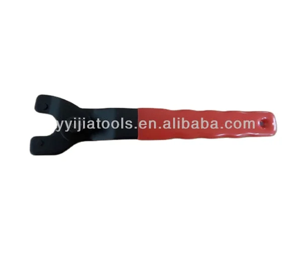 carbon steel black oxide finished universal key for angle grinder with plastic handle
