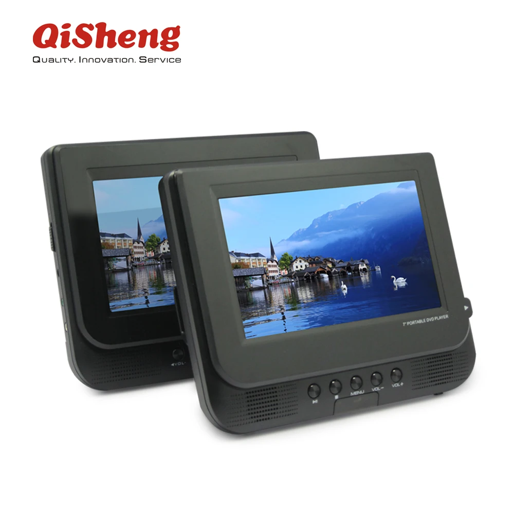 
Twin panel 7 inch Portable DVD Player 