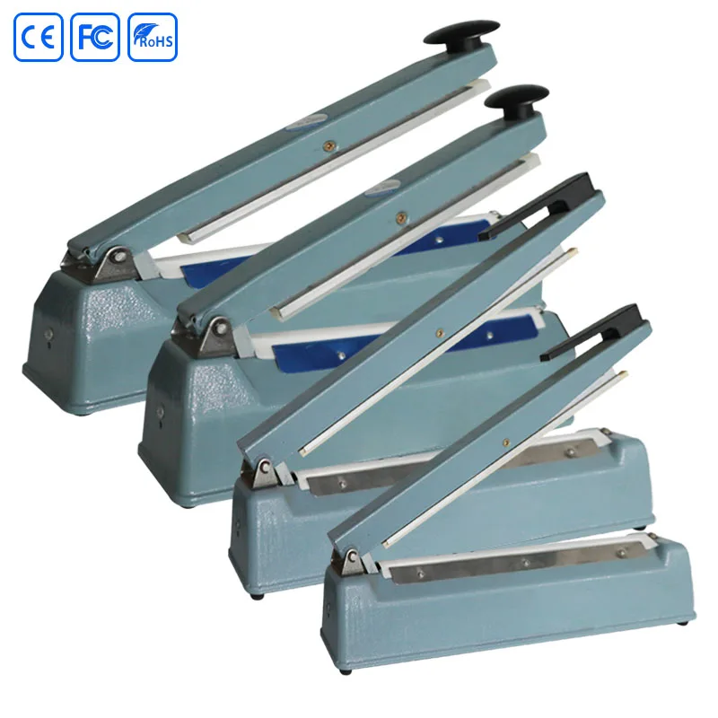 Xieli manual  sellador de bolsas continuous band sealer tube sealing machine