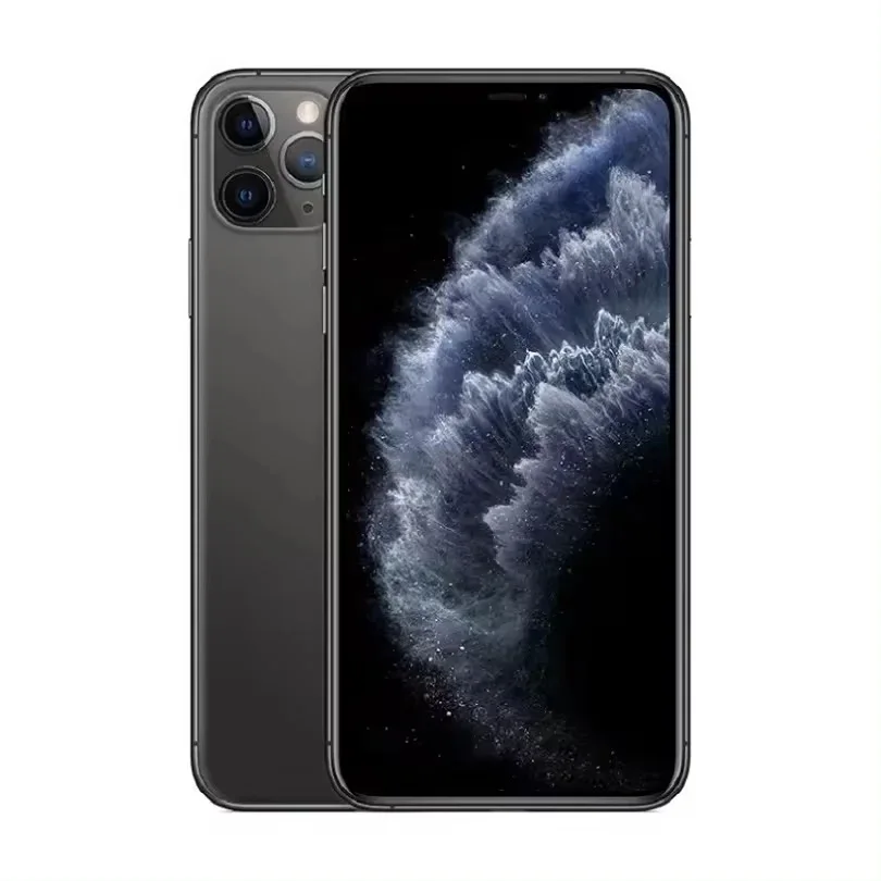 Used smartphone 11pro 64G 256G 512G original face unlock waterproof phone 11 12 90% brand new